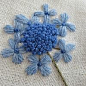 How to embroider flowers