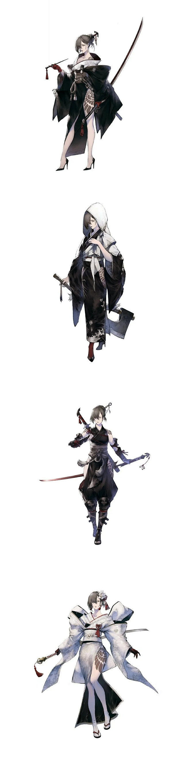 【绘画参考】手游 NieR Reinca...