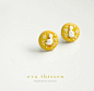 Cute ducking handmade polymer clay earstuds（From Eva Thissen）——Sasy敬上