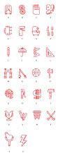 Symbol alphabet, carattere iconografico on Behance