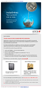 ADCB mailers : Here  are set of emailers done for ADCB bank - to promote their products online through email campaigns. The India Marketing won a Silver at the W3 Awards 2012 in the “Email Marketing” category.