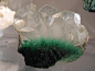 mineralists:

Calcite with Malachite inclusionsBisbee, Arizona
