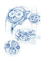 BREVA WATCHES SKETCHES by Clément Gaud, via Behance: 