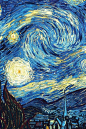 <Starry Night>-梵高 最喜欢的一张
