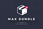 英文字体34组与矢量设计元素合集 Max Bundle   - PS饭团网