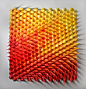 Spiked Sculptures by Matthew Shlian Create Angular Geometry from Folded Paper