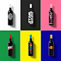 如果知名的品牌是生产葡萄酒，那么它们的酒瓶上展示它们的标志会是什么样呢？
下面就是想象的创意设计师 Tom le French与他的99个葡萄酒项目。
他用谷歌的颜色创造了酒瓶，麦当劳、色卡、苹果、宝丽来、迪斯尼、鳄鱼、亚马逊、星球大战和许多其他大牌。