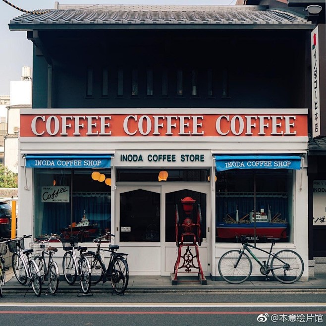 日本街边干净的小店