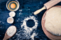 Dough, egg, flour. Selective focus.  Rustic backgr by Elena Pavlovich on 500px