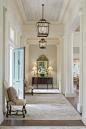 gorgeous foyer - love the ceiling: 