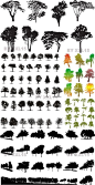 Tree Silhouettes Vector | Free Vector Graphics & Art Design Blog