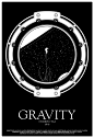 2013美国《Gravity 地心引力》奥斯卡奖最佳视觉效果#电影海报#