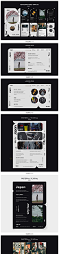 日系简约KV主视觉图文版式排版旅游摄影广告海报模板PSD设计素材-淘宝网