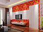 简约式客厅电视墙 美与实用的完美结合