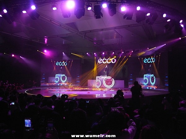 ecco 50th公关活动 - 舞台布景...