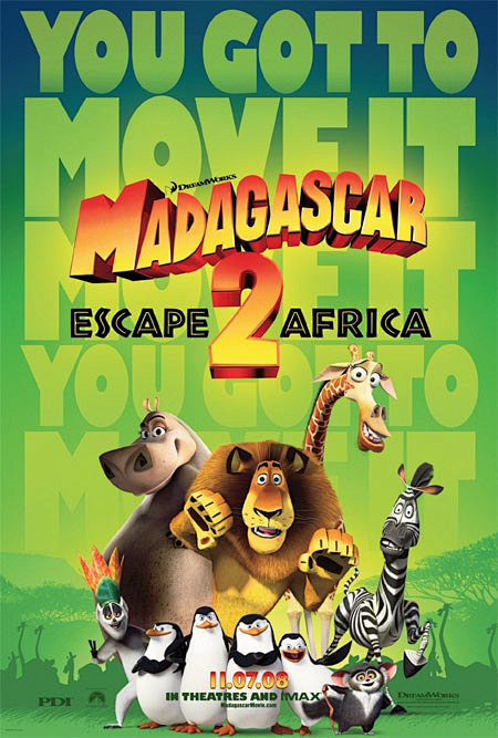 梦工厂搞笑动画片《马达加斯加2》海报欣赏