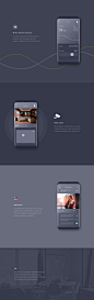 H+ Home Management Mobile App | UX & UI : Application for managing a smart home. It has never been convenient for a person to interact with devices around the house.