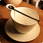 multicam 创意陶瓷咖啡杯 骨瓷 套装 意式 ZAKKA杯 带勺带杯碟