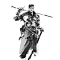 A guild of handsome swordsman, richard anderson. flaptraps art studio : These are the past week's morning warmup sketches usually about 20-30 min. some of the process videos are shown if you scroll down.
These are my own custom brushes that will be availa