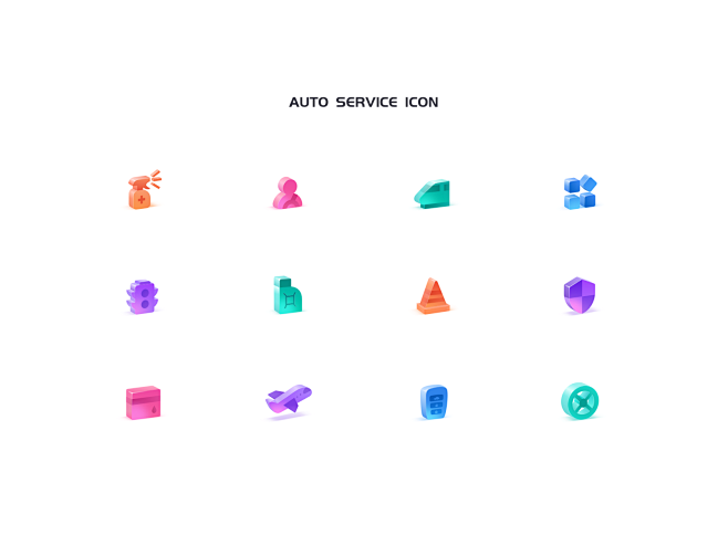 Auto Service Icon Fo...