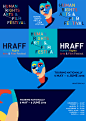 HRAFF Social Media Art : Typographic artwork created exclusively for social online content aiming promote HRAFF 2016 Festival and strengthening the brand through major social networks (twitter, facebook, youtube and Instagram).+The content material was di