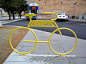 创意自行车停靠设施图集丨自行车停车位/停车架