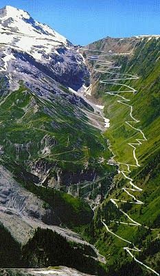 Stelvio Pass in the ...