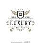 stock-vector-luxury-logo-template-vector-object-for-logotype-or-badge-design-trendy-vintage-royal-style-615006719.jpg (450×470)