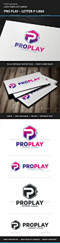 Pro Play - Letter P Logo