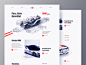 Automotive Design Company Web rental porsche bmw ferrari sport car booking vehicle automotive website landing page ui ux design website layout clean minimal automation product design industrial design car design automotive design 3d