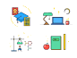 School App Onboarding Illustratons