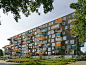 MVRDV - WOZOCO : This building was the first housing complex realized by MVRDV.  The client, a large housing corporation, wanted 100 units for elderly p...