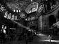 Picture of the interior of the Hagia Sophia in Istanbul