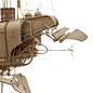 我们已经介绍过墨尔本艺术家 Daniel Agdag 的蒸汽朋克机械纸模作品（O尖峰视界）这是一组新作～