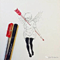 日本小姐姐在2元小本上涂涂画画，惊艳了15万网友！+福利-日本TSUBASA