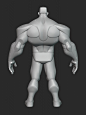 Infinity Hulk Character Anatomy Blockout