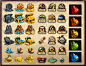 Icons for 'Kingdom of Heroes' by ~nasar-ullah-khan on deviantART