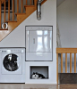 Eclectic Laundry Room by John Hannah Architectural Design & Rendering