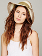 Ombre Straw Panama Hat