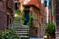 楼梯，韦尔纳扎，意大利