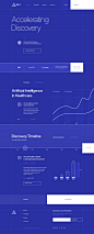 Research lab web site design wireframe