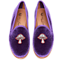 Del Toro Prince Albert Mushroom Slipper Loafers