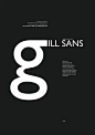 Gill Sans Specimen Sheet