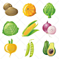 Vegetables Set - Food Objects