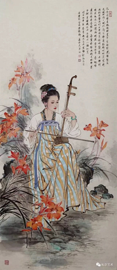 闲情雅致的生活采集到绘画—国画人物