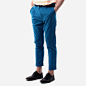 【MIXSEVEN】 时尚修身 彩色孔雀蓝长裤 修身弹力欧美男西裤-淘宝