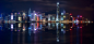 Victoria harbor reflections : Victoria harbor reflections by Sergey Kuznetsov