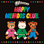   Happy Weirdos Club Branding Ver.2 by liz yoo - 노트폴리오 : 
    
<Happy Weirdos Club - 멤버 소개>  
  

  