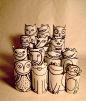 toilet paper roll creatures