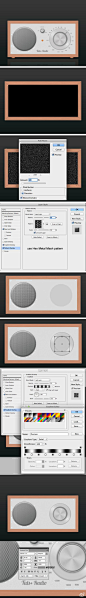【PS教程：创建写实的质感收音机】想利用PS画这台质感收音机吗？跟着本教程一步步制作吧，作者讲解超详细，您一定可以临摹出来！→http://t.cn/8FPsVcS